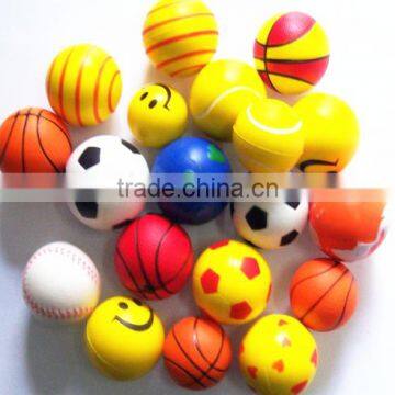 Adult small pu form colorful toys custom shape bulk stress balls