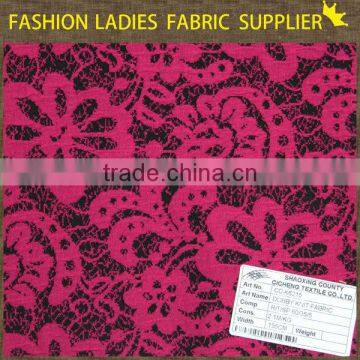 Knit Jacquard Knitting Fabric Patterns Keqiao Shaoxing