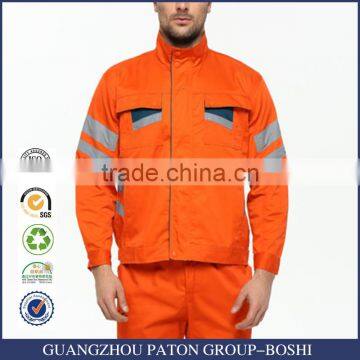 Wholesale Yellow Colors Suit Reflective Heavy Uniform Work Jacket