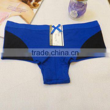 Color Block With Applique Wholesale Hot Teen Gilrs Panties Stock Active Women Boxer Underwear photo-4