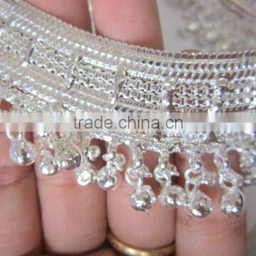 Anklets Silver Tone Payal photo-3