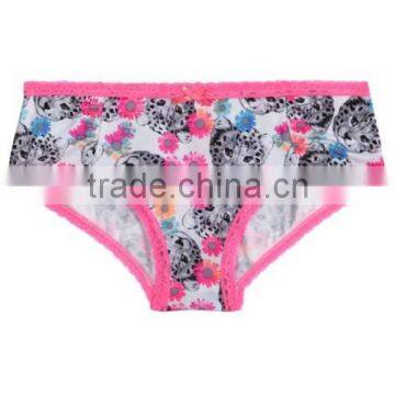 Animal printing design girls panties hipster underwear