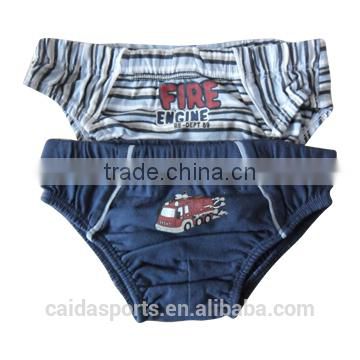 Top selling 100% cotton boy briefs & boy underwear with cartoon printing