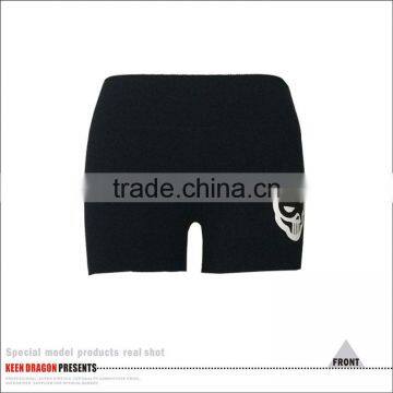 Yoga Wear Print Your Own Logo High Quality Black Womens Fitness Shorts photo-2