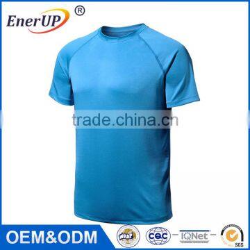 2016 Custom wholesale cooling breathable quick dry men t shirt for summer season