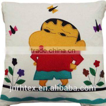 100 polyester cartoon cushion,printed cushion for home