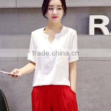 2016 New Fanshion Custom Casual Women Modal Half T-shirt photo-5