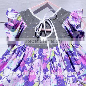 Kids Frock Designs - Easter Dress - Boutique Girl Clothing Floral Dress - Girl Dress photo-4