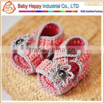 Newest Wholesale Baby Clothing Crochet Baby Sandals photo-3