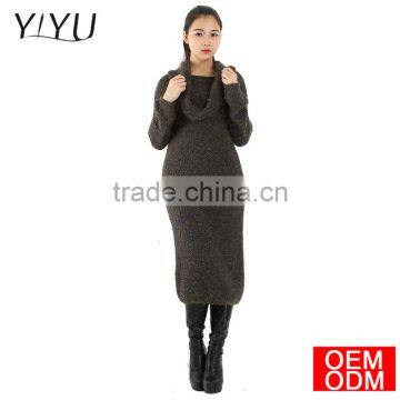Spring Autumn Women Sexy Sweater Dresses Winter Christmas Long Sweaters Knitted Thick Warm Sweater and Pullovers Burderry Jumper photo-2