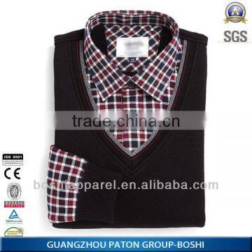 Latest Slim Fit Long Sleeve Plaid Shirts For Men Pictures Of Available Colors photo-3