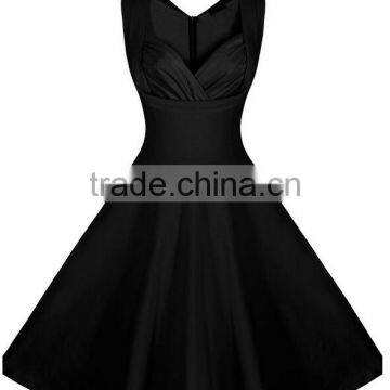 Walson Womens 50's Rockabilly Vintage Style Polka Dot Evening Party Tea Dresses Swing Skaters photo-3