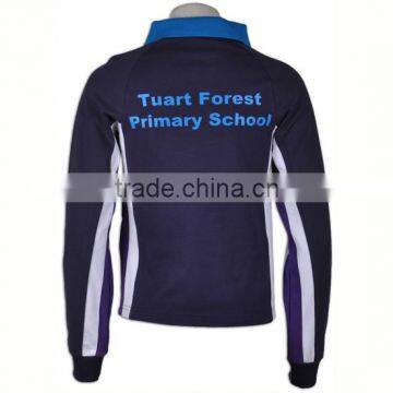 School Uniform Factory Girls' Short Sleeve Men Polo Rugby Jersey photo-5