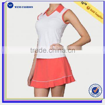 Custom new design dress clothes hot sale fashion girls tennis dresses