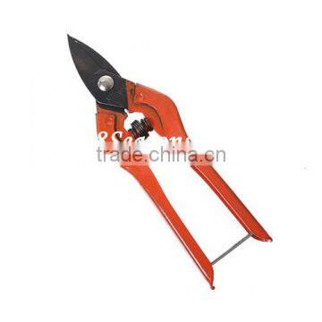 Orange-Red Convenient Multi Functions Scissors Flexible Steel Jewelry Pliers