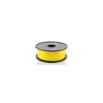 Yellow Green 3D Printing Filament 1.75 MM , PLA / Nylon / Flexible Filament