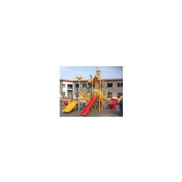 Customized Aqua Splash Spray Park Equipment Water Playhouse with Fiberglass Slides