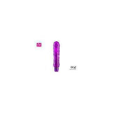 Magic Hand Held Jelly Vibrators , Intense Shake Erotic Toys