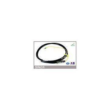 LC Fiber Optic Patch Cord , Waterproof MM 50/125 Optical Fiber Patch Cable