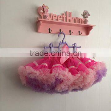 MOQ 1PCS Wine Color Puffy Skirts Gilrs Boutique Clothing photo-4