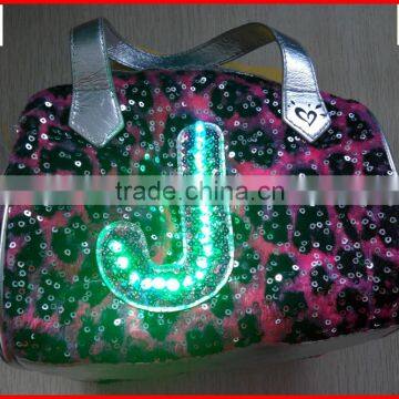 Soft Plush Women Bag With Led Lights