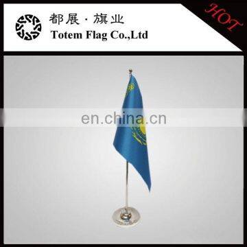 Kazakhstan Table Flag , Kazakhstan Desk Flag