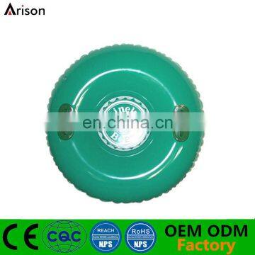 Inflatable round single snow board inflatable single skiing board inflatable water skiing board for water park