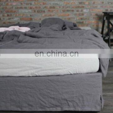 hot sale high quality pure linen stone washed bedding sets/duvet sets /bed sheet sets/queen size bed sets free shipping