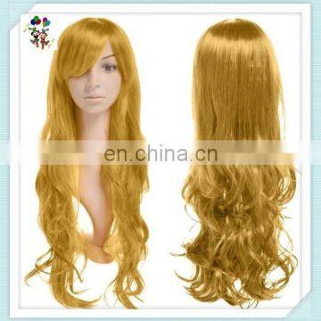 Colors Long Wave Party Fancy Dress Synthetic Cosplay Wigs HPC-0037