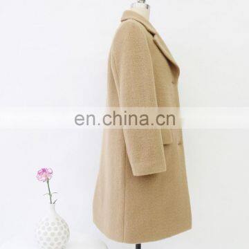Fashion Women Winter Wool Coat With Long Sleeves photo-3