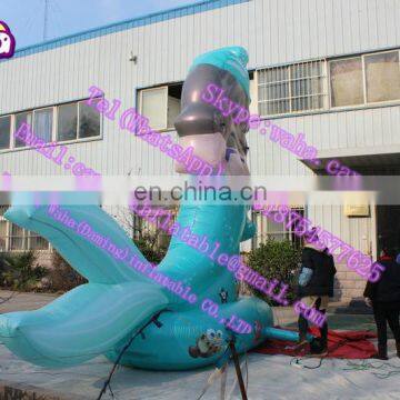 5m high new design inflatable mermaid for outdoor event decoration C-079