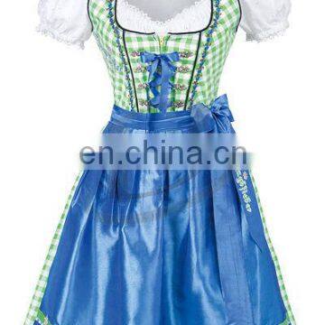 Bright Trachten Dirndl Mini Dirndl Midi Dirndl Oktoberfest Drindl Bavarian Dirndl(Oktoberfest Dirndl)