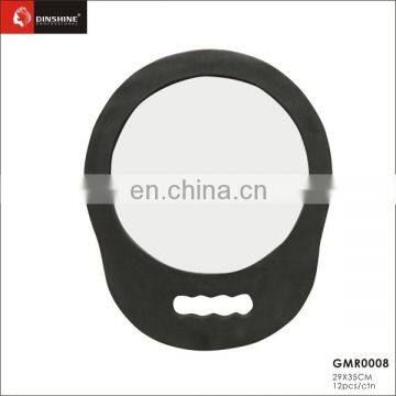 Salon mirror, barber hair design round mirror with foam handle