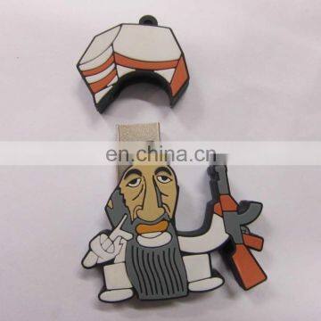 Cool Man Shape Promotional Pvc Usb Fkash 64gb Drives for Sale photo-3