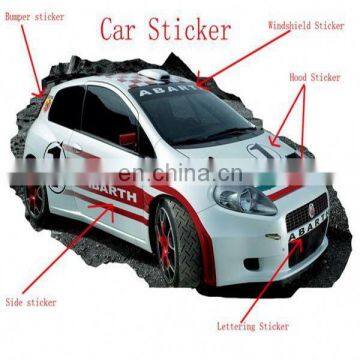 Chrome Letters Custom Car Sticker photo-4