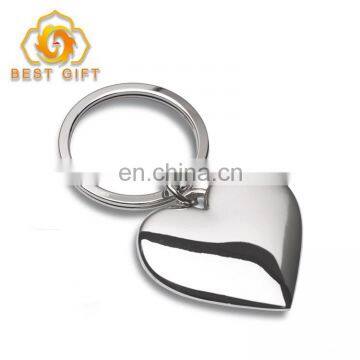 Chinese Manufacturer Supplies Heart Shaped Metal Keychain