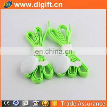 2017 new lights flashing luminous glow in the dark shoelaces light up shoe lace led shoelace