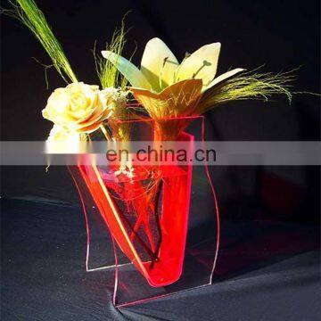 White clear Lucite plastic Acrylic Vase,Plexiglass acrylic flower stand