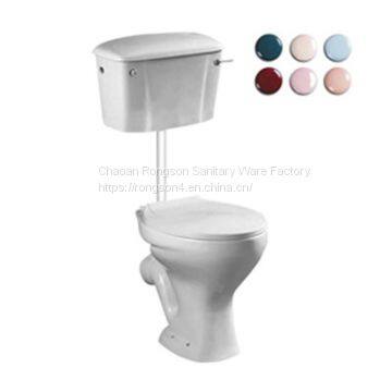 Good price s trap siphonic south american ceramic two piece toilet bowl from chaozhou china