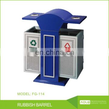 Outdoor recycle trash can/ outdoor ash bin