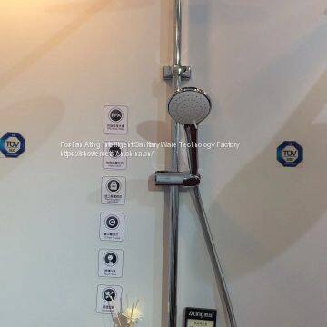 IT-P011 luxury bathroom shower systems with platform chrome colour 3 functions rain shower Foshan supplier