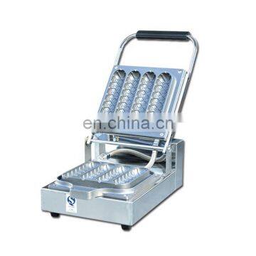 Commercial Electric Heating 4 Mold Single Plate Egg Waffle Maker Waffle Baker Hot Dog Maker Waffle Iron