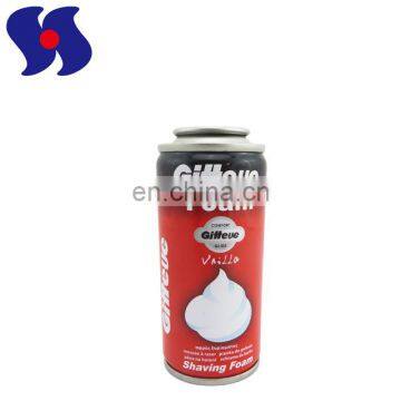 Diameter 52mm Various Size Shaving Foam Container/Aerosol Spray Can with Valve and Actuator