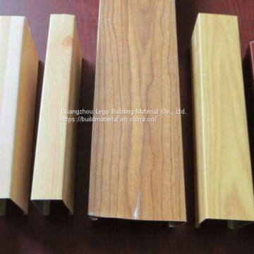 3d Wood Grain Concave Aluminum Square Pass Conference Rooms Order