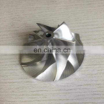 TD04HL 5+5blades reverse 48.30mm/68.00mm high performance turbocharger billet/milling/aluminum 2618 compressor wheel