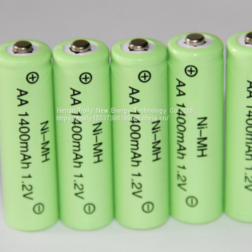 Ni-MH AA1400mAh battery for solar lawn light，electric appliance