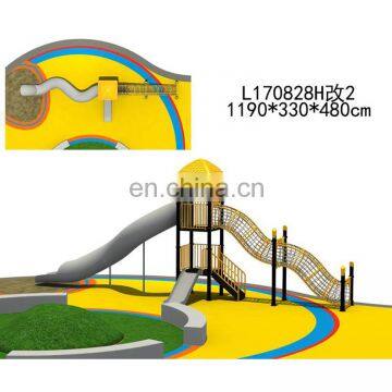 Hot Selling Children's Game Castle Theme Children Plastic Playhouse and Slide photo-2