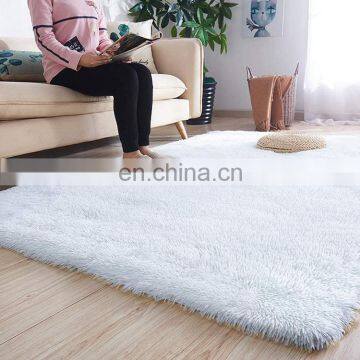 Super Soft Modern Shag Area Rugs Fluffy Living Room Carpet White Fur Carpet Rug