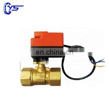 3 Inch Brass Electric Ball Valve With Three Way made in China