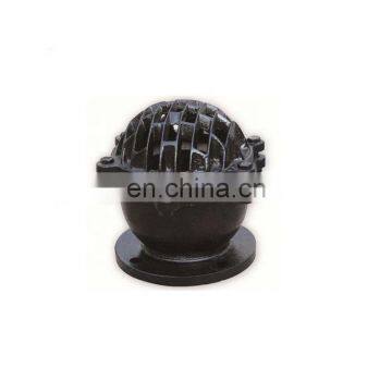 High Quality Lifting Type Black Paint Foot Valve With Holes For Pipe End